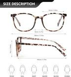Reading Glasses Blue Light Blocking Retro Round Frame Anti Eyestrain Anti UV Computer Eyeglasses For Women/Men