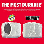 Brawny Tear-A-Square 3-Ply Paper Towels, 8 Triple Rolls = 24 Regular Rolls, Strong, Absorbent, and Durable with 3 Sheet Sizes (Quarter, Half, Full)