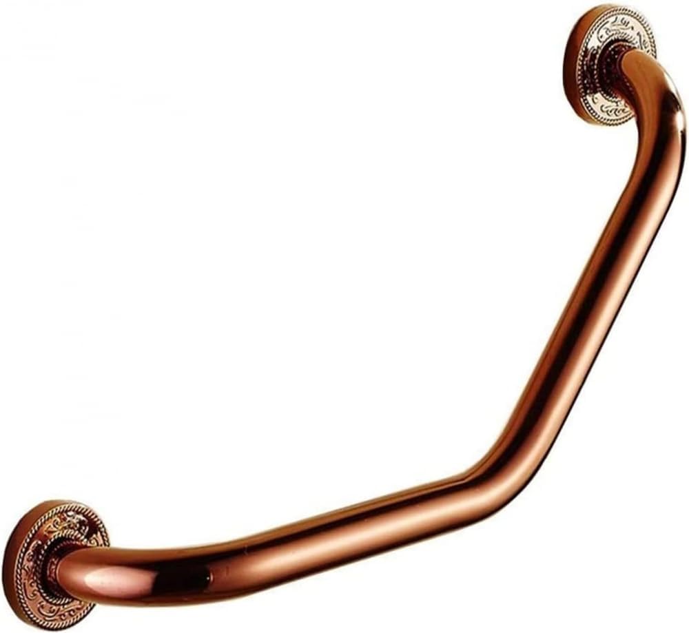 Grab Bars Handrails,Hidden Installation Toilet Handrails Barrier-Free Handle The Elderly and Disabled-Rose Gold,Rose Gold