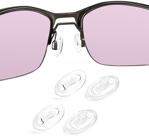 Replacement Nose Pads EarSocks Rubber Kits for Oakley Wire Tap 2.0 OO4145 Sunglasses, Easy Installation