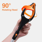 2-Pack Extra Long Grabber Reacher, 32" Foldable Trash Picker Grabber with Strong Magnetic Tip, 90° Rotating Head Trash Gripper, Trash Claw Grabber Tool,Hand Grabber for Reaching