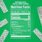 Extra Long Lasting Sugar Free Chewing Gum, Polar Ice, Spearmint & Peppermint Flavors, Variety Box, 18 Count