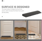 Entry Ramp for Sweeping Robot - Rise Threshold Ramp Doorway Household Sweeping Robot Slope Ramp Wheelchair and Scooter Rubber Angled Entry Ramp Mat