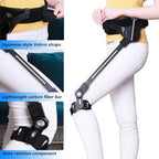 Wearable Bionic Power Exoskeleton for Walking,Adjustable 3 Strength, Bionic Body Power Walking Aids for Adults Elderly,Travel/Daily Mobility Support (Both Legs, L)