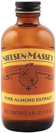 Nielsen-Massey Pure Almond Extract for Baking and Cooking 4 Ounce Bottle