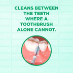 GUM Proxabrush Go-Betweens - Moderate - Interdental Brushes - Soft Bristled Dental Picks for Plaque Removal Health - Safe for Braces & Dental Devices, 15 Count