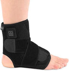 Heating Ankle Brace, Heated Ankle Wrap Foot Heat with 3 Level Temperature Control for Men and Women Running Ankle Sprain Wrap