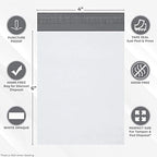 Feminine Personal Disposal Seal Bags- 100 White Opaque Seal Bags for Sanitary, Discreet Disposal for Tampons, Pads, and Liners (Black)