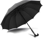 Walking Stick Umbrella Sun Umbrella Elderly Non-Slip Walking Stick Travel Multifunctional Walking Stick Umbrella Gift Walking Stick for Parents,C
