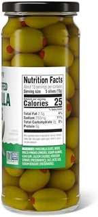 Amazon Grocery, Pimento Stuffed Manzanilla Olives, 7 Oz