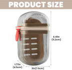 Travel Soap Case, Leakproof Soap Dish with Lid,Portable Soaps Container, Efficient Drainage SoapBox for for Bathroom,Shower,Home,Gym,School,Camping,Vacation,Outdoor(2PCS)