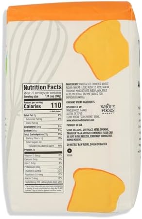 365 by Whole Foods Market, All Purpose Flour, 80 Ounce