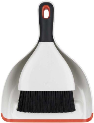 OXO Good Grips Dustpan and Brush, White