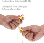 Howard Leight by Honeywell Laser Lite High Visibility Disposable Foam Earplugs, 100-Pairs, Pink/Yellow, LL-30