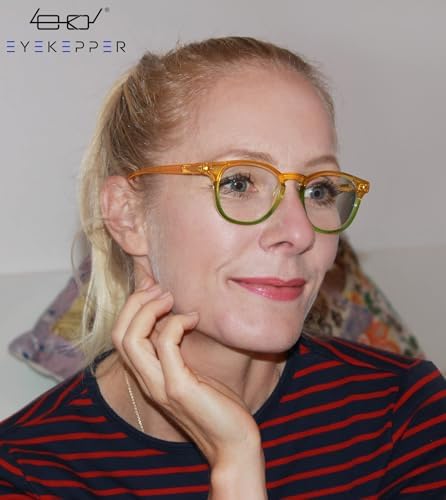 Eyekepper 5 Pack Fashion Readers Womens Reading Glasses (One for each color, +1.50)