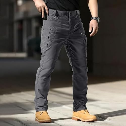 Tactical Cargo Pants for Men Stretch Water Resistant Ripstop Pants Outdoor Lightweight Work Hiking Pant with Pockets