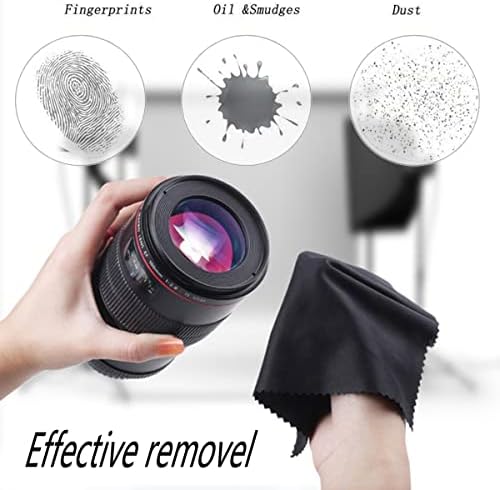 Glasses Cleaning Cloths(12 pcs),Premium Eyeglass Cleaner Cloth, Lens Wipes Cloth for Cleaning Eyeglasses, Cell Phones, Screens, Lenses, Electronics and All Delicate Surface