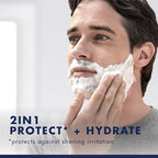 Gillette PRO Shaving Gel For Men Cools To Soothe Skin And Hydrates Facial Hair, TWIN PACK - Total 14oz, ProGlide Sensitive 2 in 1 Shave Gel