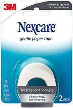 Nexcare Gentle Paper First Aid Tape, 2 Inches X 10 Yards, Pack of 6