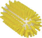 Vikan 5380-63-6 Stiff Tube Brush, Polyester, 2-19/32" x 6" OAL, Yellow