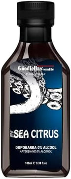 The Goodfellas' smile Soothing Alcohol-FreeAftershave Splash/Tonic, Made in Italy, 100 ml, 3.38 oz (SEA CITRUS/Sea Air with Lemon)