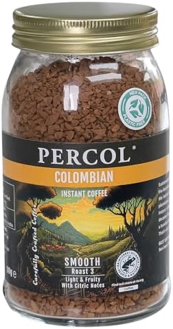 Percol - Fairtrade Colombia Instant Coffee - 100g