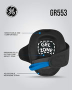 GE Heavy Duty Knee Pads with Gel Padding for Maximum Protection – Knee Guards Designed for Durability, Featuring Gel Cushioning for Comfort and Support during Activities – Black
