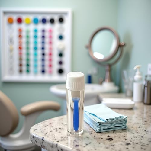 Soft Silicone Contact Lens Insertion Tool, Contact Lens Applicator, Soft and Hard Lenses Multifunction Portable Tool Supplies, Easy Plunger Remover, Contact Lens Care (Blue)