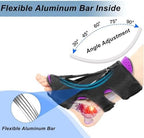 2026 Upgrade Plantar Fasciitis Night Splint for Men Women, Adjustable Achilles Tendonitis Brace Relief Foot Drop Brace for Sleeping, Heel Spur Calf Stretcher Dorsal Support Boot