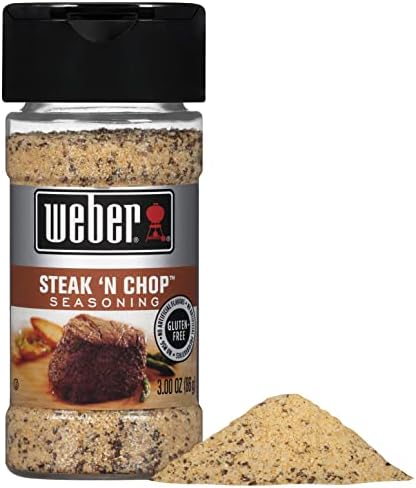 Weber Steak 'N Chop Seasoning, 3 Ounce Shaker