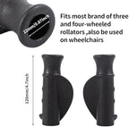 Rollator Hand Grip,Universal Anti-Slip Rollator Walker Hand Grips for Rolling Walker Wheelchair Walker Knee Walker Replacement Parts Accessories, 0.87"(22mm), 2 Pcs