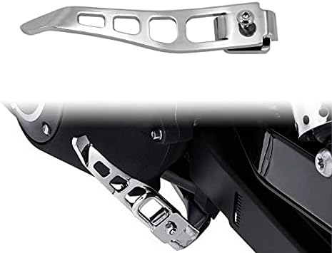 HDBUBALUS Motorcycle Kickstand Extension Fit for Harley Dyna Street Bob FXDB Fat Bob Low Rider Super Glide Custom 1993-2017 Chrome