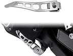 HDBUBALUS Motorcycle Kickstand Extension Fit for Harley Dyna Street Bob FXDB Fat Bob Low Rider Super Glide Custom 1993-2017 Chrome