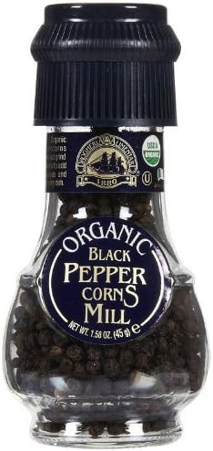 Drogheria & Alimentari organic black pepper corns mill 1.58 oz (pack of 6) by Drogheria & Alimentari
