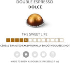 Nespresso Capsules Vertuo, Double Espresso Dolce, 30-Count Espresso Pods, Brews 2.7 oz.