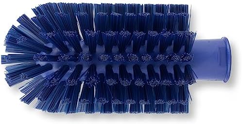 SPARTA Multi-Purpose Valve Brush Pipe Brush, Round Brush with Polyester Bristles, Color Coded for Commercial Cleaning, Kitchen, Restaurant, Bathroom, Plastic, 5.9 X 3 X 5.9 Inches, Blue