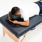 Adjustable Massage Headrest for Table Bed Mattress With Face Cradle Pad - Head Support for Face Down Therapy After Eye Surgery - Cushioned Equipment