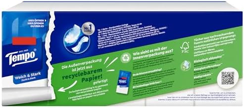 Tempo Tissues 15 Pack (15x10 Tissues)