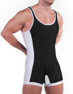 Men's Wrestling Singlets Sleeveless Athletic Supporters Wrestling Uniform Sports Bodysuit Jumpsuits for Fun