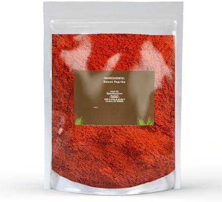 Unpretentious Sweet Hungarian Paprika, 1 lb, Sweet & Savory, Fine Powder, Dry Rubs & Garnishes