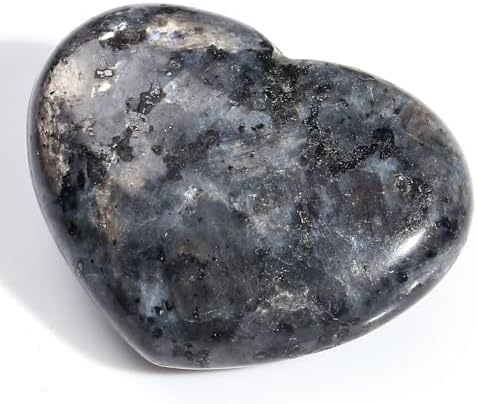 MAIBAOTA 45 mm Moonstone Crystals Large Heart Stone Healing Crystals Natural Crystal Heart Reiki Gemstone Polished Heart Shaped Rocks Meditation Mothers Day Crystal Gifts for Mom Her