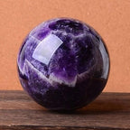 60mm (2.4 in) Natural Healing Crystal Ball Sphere Chakra Reiki Crystals for Home Decorations Meditation Ornaments Witchcraft Divination,DreamAmethyst