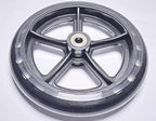 knee walker scooter replacement wheels,7.5 Inch Wheel with Non Marking Polyurethane,Front or Rear Wheel Assembly, Universal Parts.,fits 796,KneeRover most models and other brands knee walker(1Ea,)