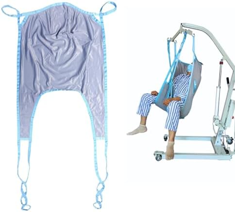 Full Body Patient Lift Sling, Lift Sling for Transfer and Positioning, Universal Transfer Sling, Medical Lifter Straps, Elderly Lift Assist Device