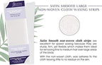 Satin Smooth Non-Woven Cloth Waxing Strips, Large, 100 Ct X 2 Packs
