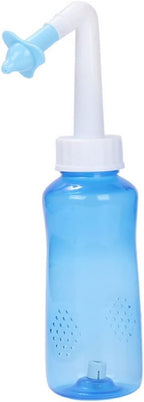 Sinus Rinse Bottle Nose Wash Cleaner Pressure Rinse Nasal Irrigation for Adult Kid, Sinus Rinse Kit, STANDARD, Blue