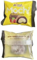 Royal Family Mochi, Tiramisu & Creme Flavor (2 Pack 8.4 oz) – Gluten-Free, Low-Fat, Lacto-Vegetarian Treat