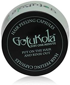Gotukola Hair Mask with Peeling Capsules Nourishing and Treat with Gotu Kola Herb to Renew Hair Cell and Treated all Straightening Type for all Hair Types 500 milliliter 16.9fl.oz (Green)