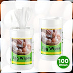 200 Pcs Egg Washer for Fresh Egg, Disinfectant Cleaning Wipes for Chicken Poultry Coop Cleaning Accessories