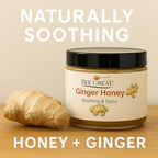 Bee Great Ginger Honey, Raw Honey with Ginger – Soothing & Spicy Sweetener for Tea & Wellness, 8 oz